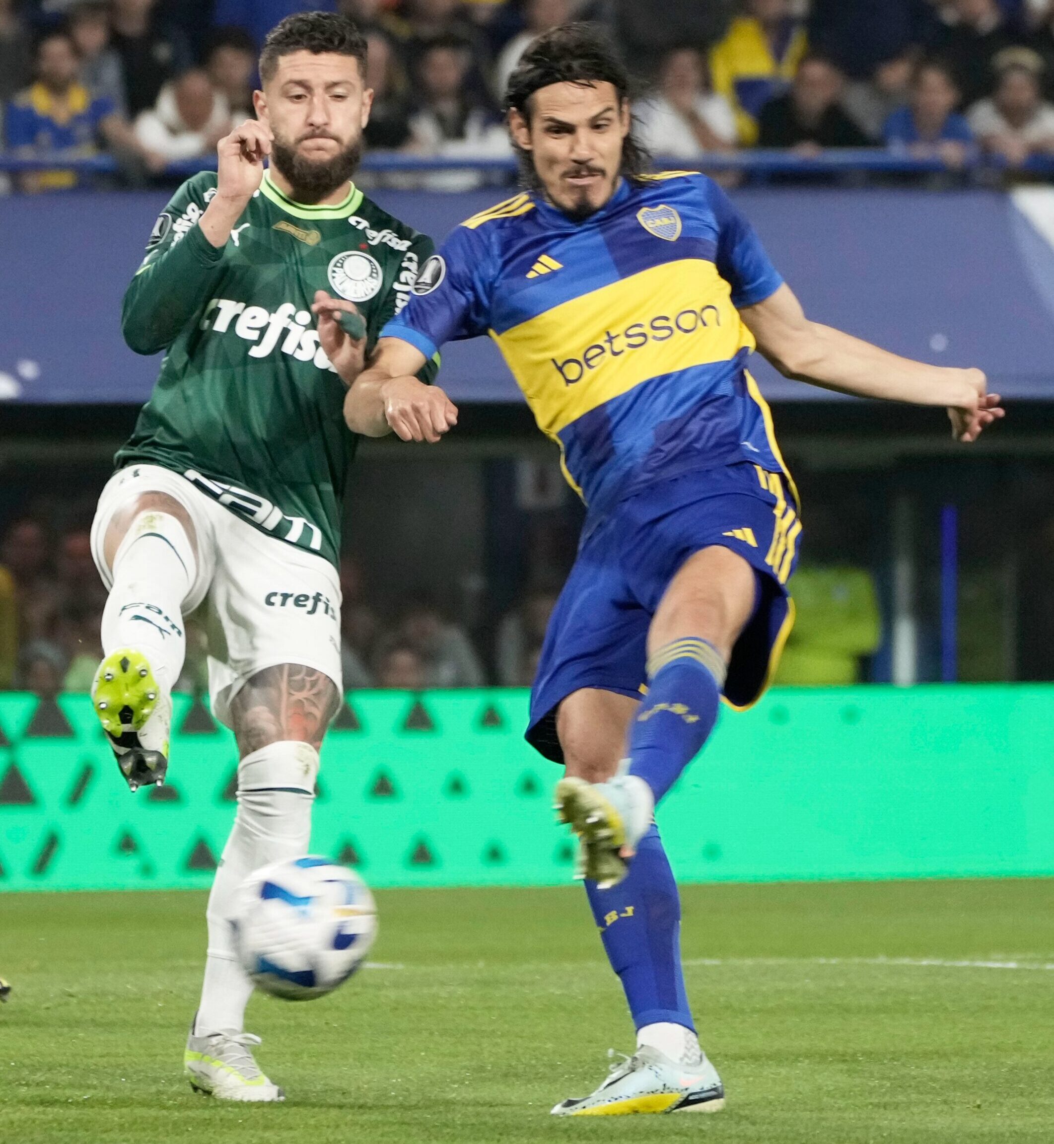 Boca fue más pero no concretó el gol y empató con Palmeiras en el juego de Ida de las Semifinales