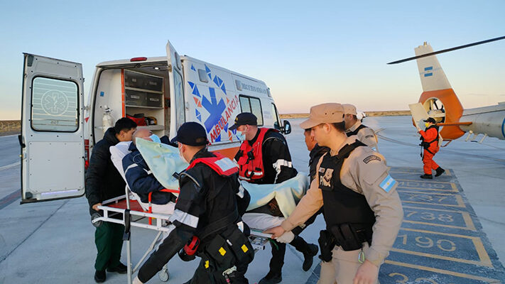 barco pesquero, Prefectura Naval Argentina, RESCATE ALTAMAR