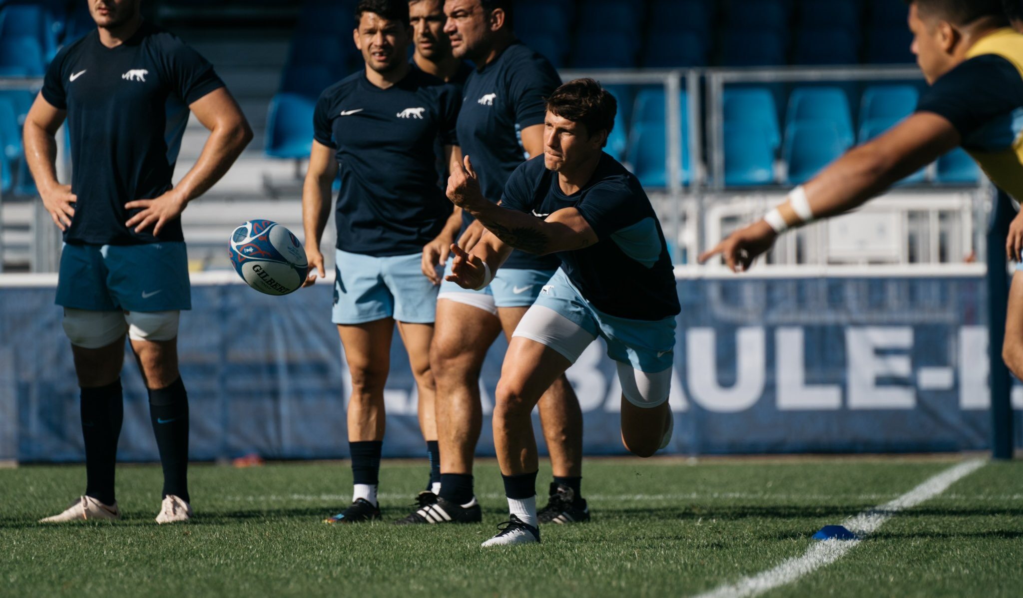 «Los Pumas» ya piensan en el trascendental choque ante Samoa