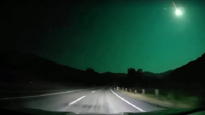 Video: Un meteorito cayó sobre Turquía