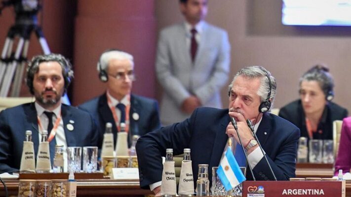 Alberto Fernández criticó al FMI y a Rusia en el G20