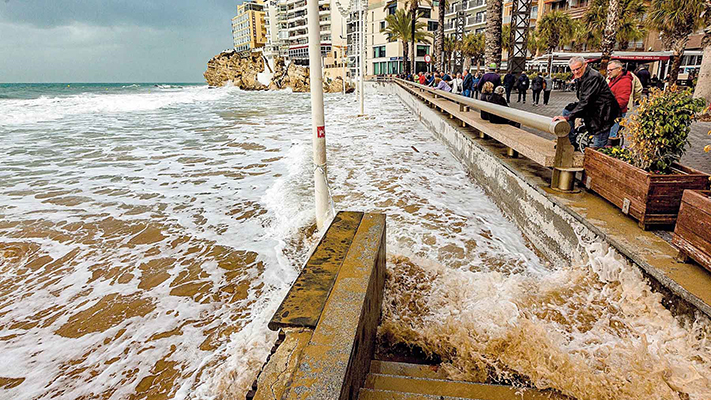En el 2022 registraron récord de aumento del nivel del mar