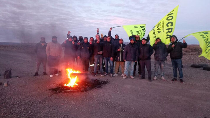Comodoro Rivadavia, Corte de ruta, Rada Tilly, RAÚL SILVA, UOCRA