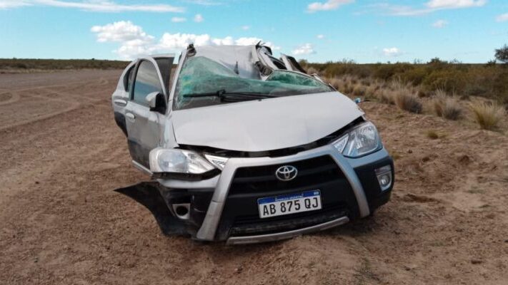 Turista volcó en una de las rutas de Península Valdés