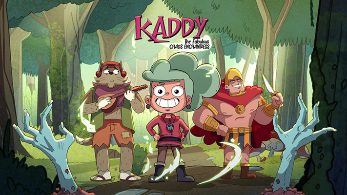 «Kaddy, la fabulosa hechicera del caos», la serie argentina que llegó a Cartoon Network