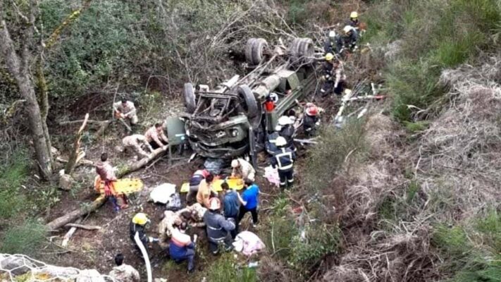 Accidente, Ejército, Neuquén, San Martín de Los Andes