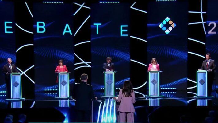 DEBATE PRESIDENCIAL, elecciones 2023, Javier Milei, Juan Schiaretti, Myriam bregman, Patricia Bullrich, Sergio Massa