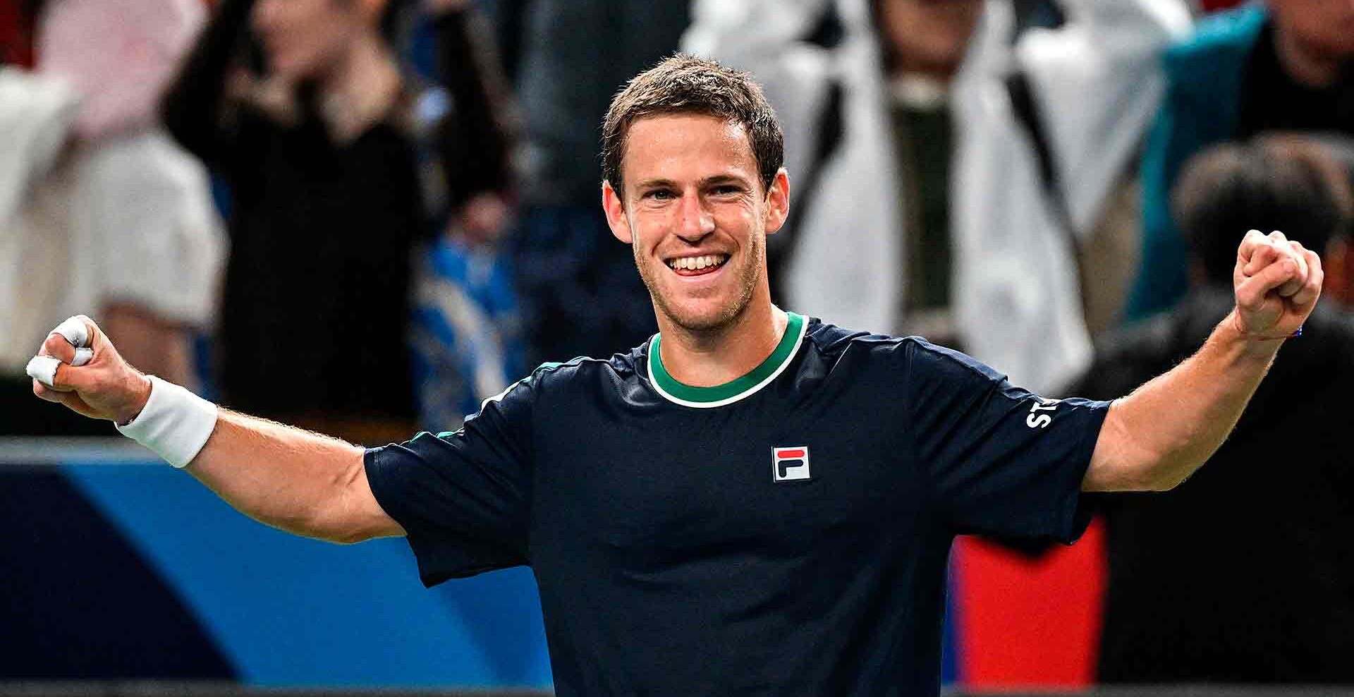 Schwartzman le ganó a Cerúndolo el duelo de argentinos en el Abierto de Tokio