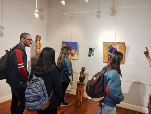 arte, galeses, muestras, Museo Municipal de Artes Visuales, Pueblos Originarios, TRELEW