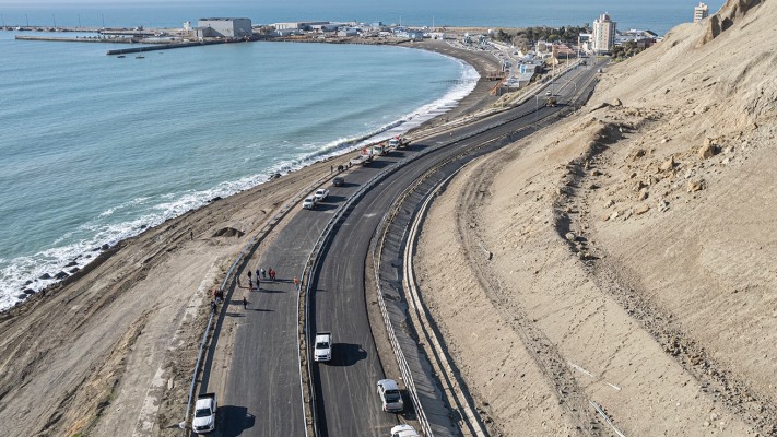 Este martes quedará habilitada la Ruta 3 al pie del Cerro Chenque