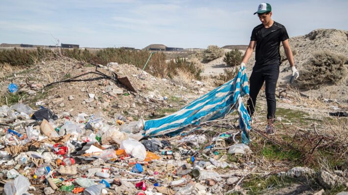 Sanearon un basural clandestino en Caleta Córdova