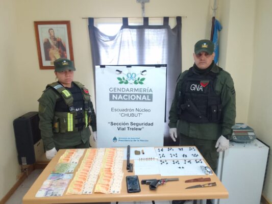 gendarmería, Madryn, ruta 3, TRELEW