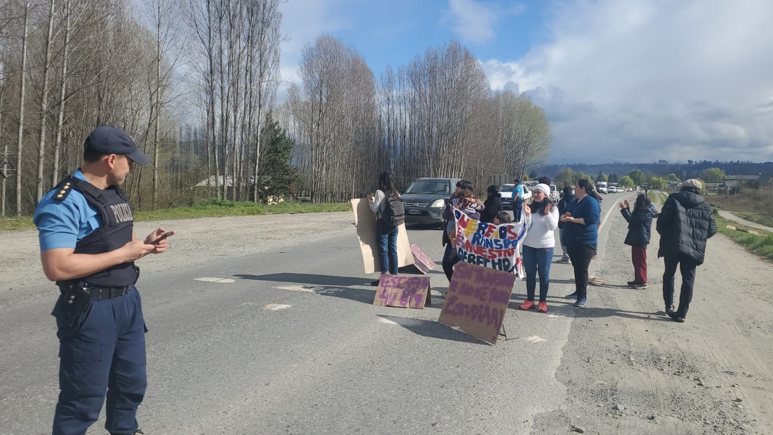 Comarca Andina: Reclaman por el transporte escolar sobre ruta 40