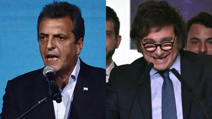 ballotage, elecciones 2023, Javier Milei, Sergio Massa