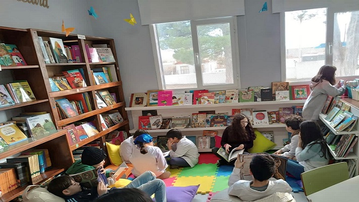 PAE inauguró cinco espacios lúdicos literarios en escuelas de Chubut y Santa Cruz