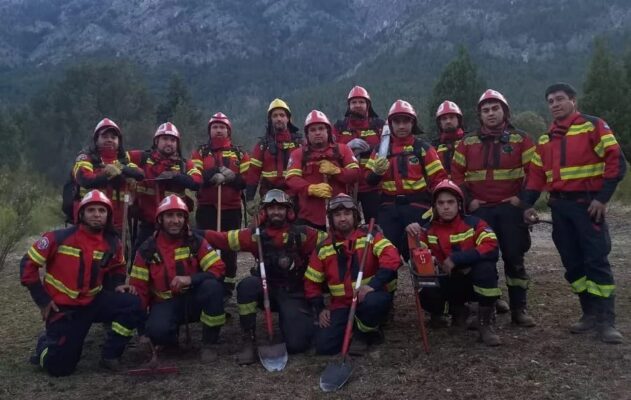 ATE, brigadistas, Comarca Andina, cordillera, fuego