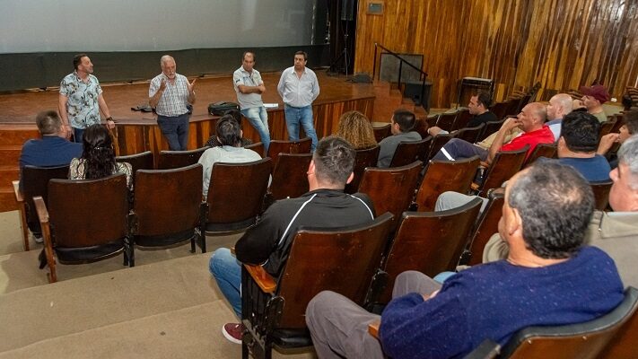 Adjudicatarios del Parque Industrial de Rawson coordinan el tendido de infraestructura