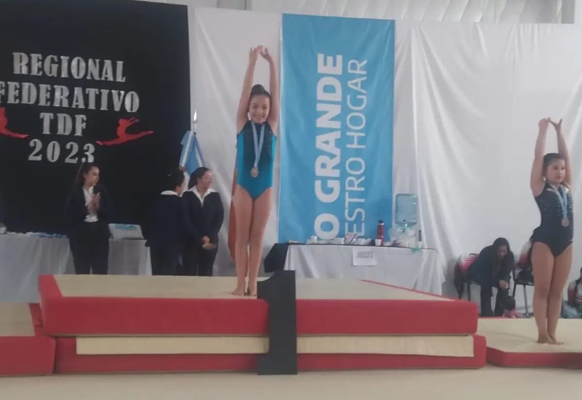 Gran actuación de las gimnastas de Ferrocarril Patagónico en el Regional