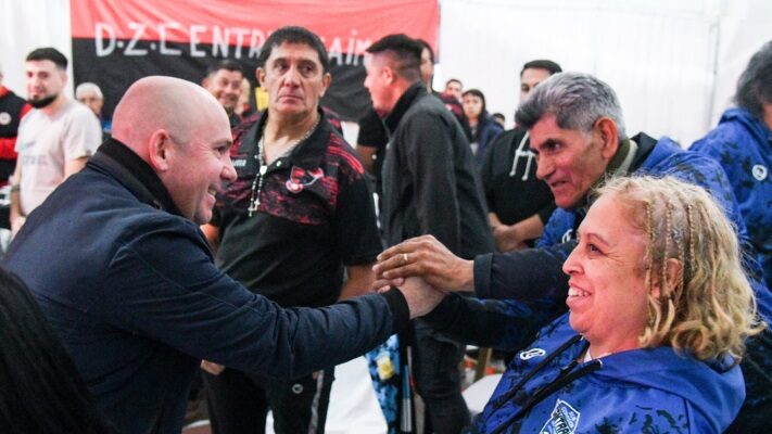 Sastre participó de la apertura de las 28º edición de las Olimpiadas Viales y Culturales