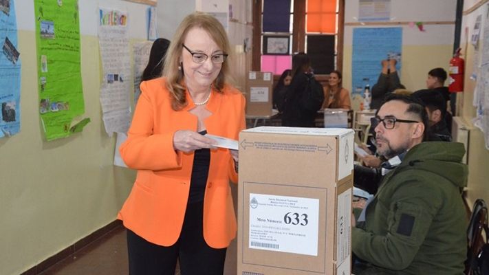 Alicia Kirchner: «Voto por Santa Cruz y voto por la Argentina»