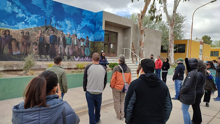Cenpat, CIENCIA, CONICET, mural, noticias