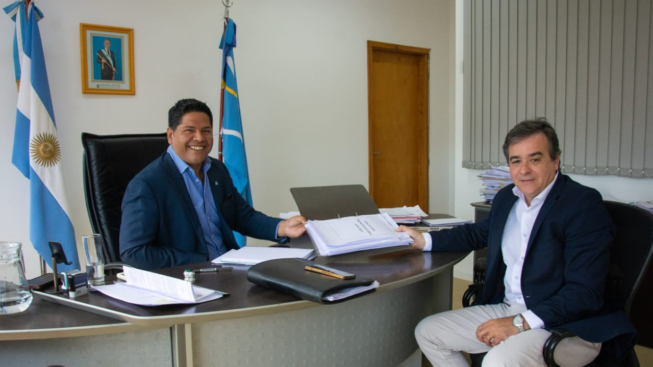 Ayala recibió a Meiszner quien será ministro de Gobierno de Chubut