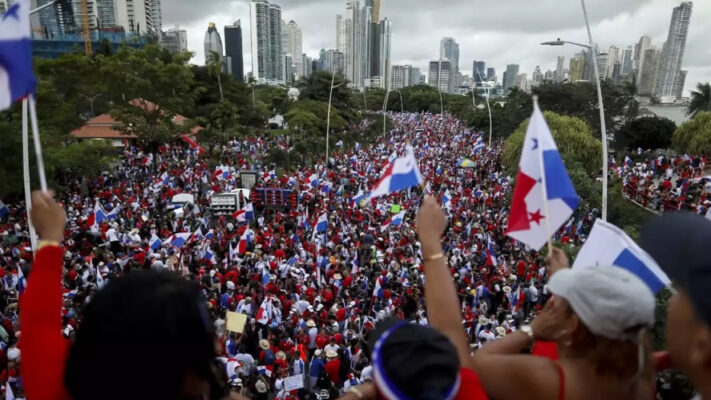 Minería, Panamá, Protestas
