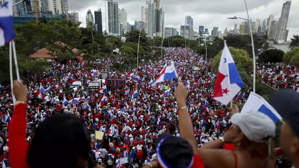 «Panamá libre de minería», el reclamo que inunda las calles