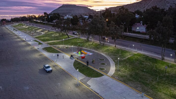 Luque inauguró la primera etapa del Parque de la Ciudad