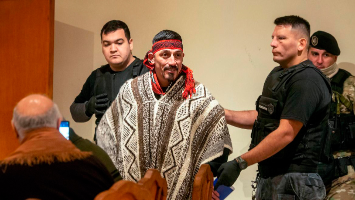 Fue extraditado a Chile el líder mapuche Facundo Jones Huala