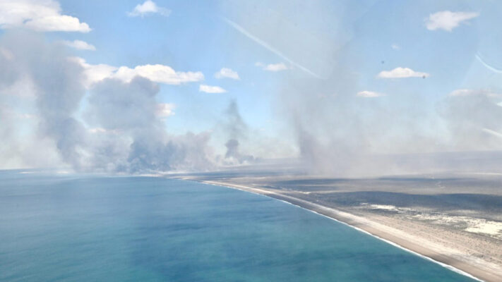 chubut, fuego, incendio, Madryn, PASTIZALES, Puerto Lobos