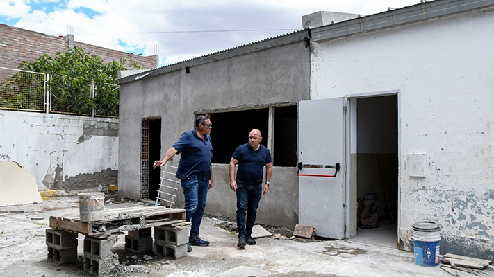 Avanzan las obras del Centro Integral de la Mujer y la Niñez en Madryn