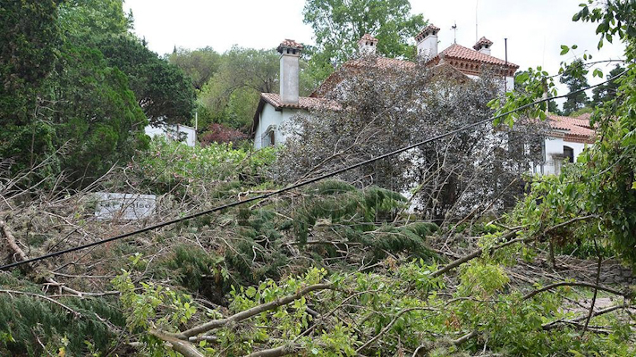 Temporal en Córdoba: más de 20 evacuados por fuertes vientos, lluvia y granizo