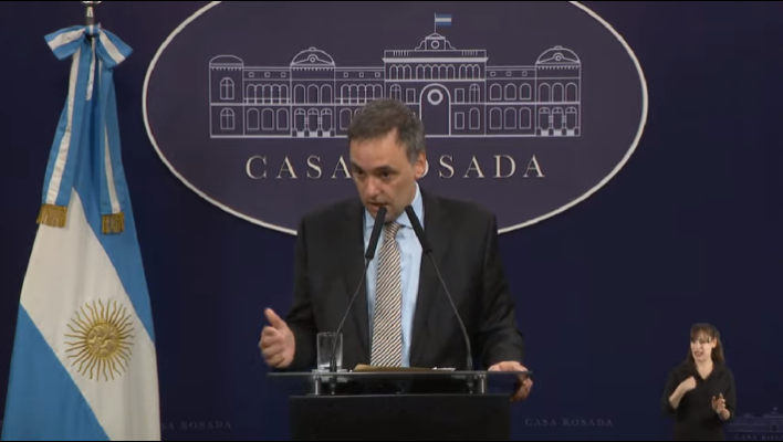 Casa Rosada, MANUEL ADORNI, vocero presidencial
