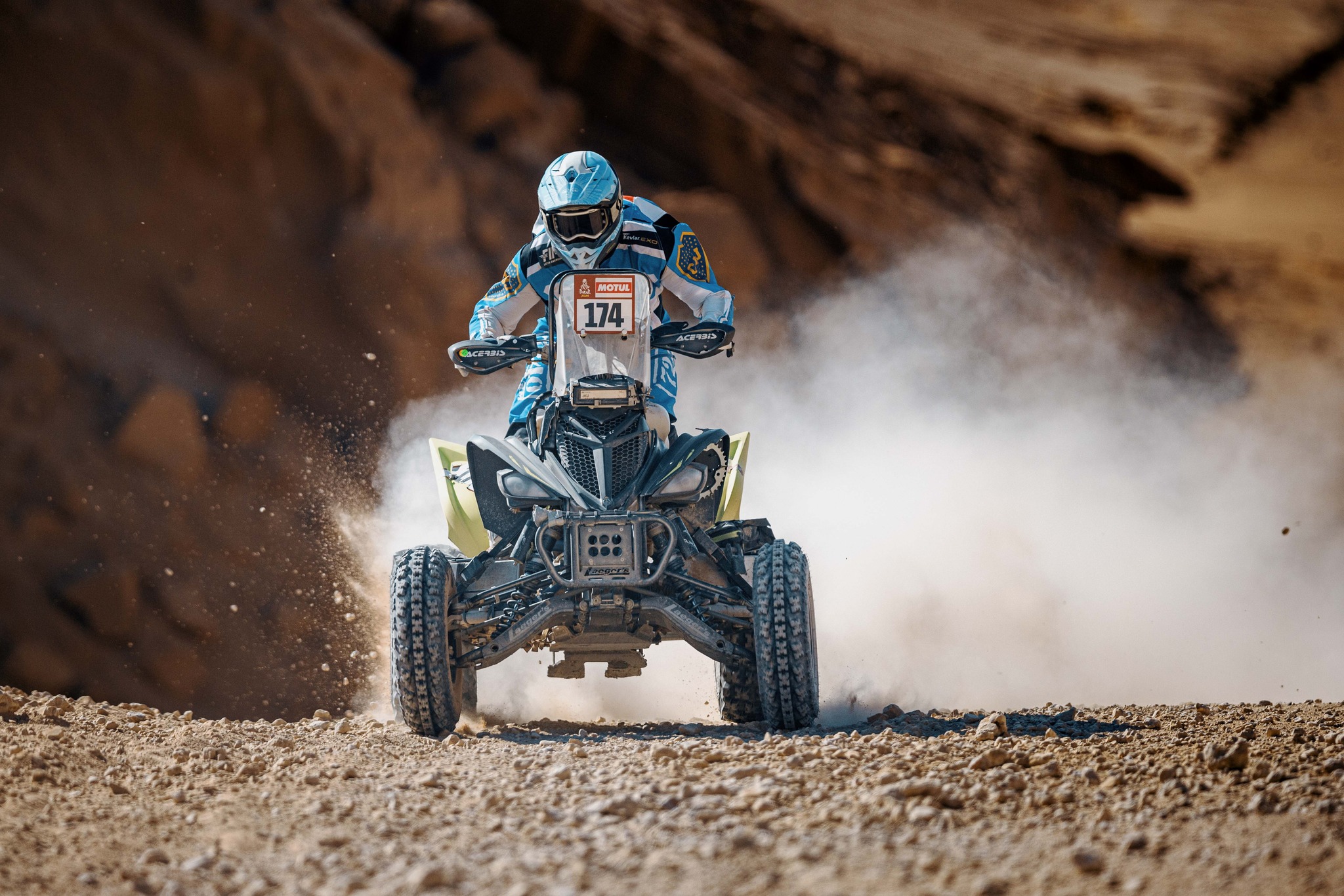 Manuel Andújar celebró un nuevo título en cuatriciclos en el Rally Dakar