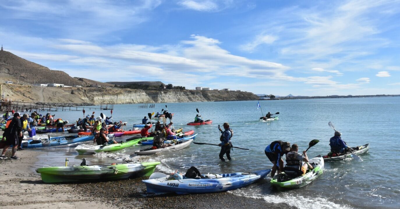 El Torneo «Pesca en Kayak» se disputó el pasado fin de semana en Comodoro