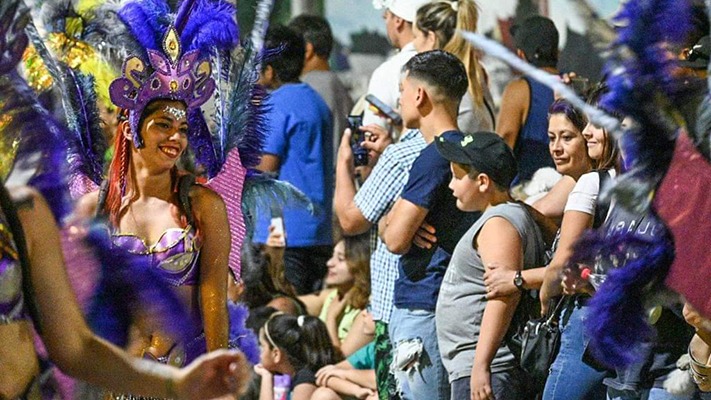 Hoy es el último desfile de Carnaval en Puerto Madryn