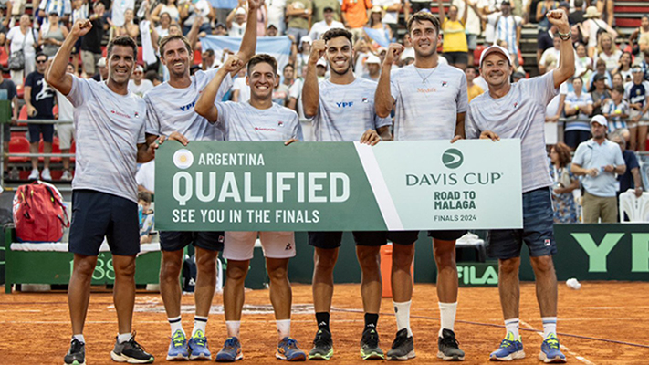 Tenis: Argentina ya conoce a sus rivales para las finales de la Copa Davis