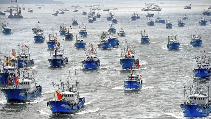 Más de 250 buques chinos ingresaron a la Zona Económica Exclusiva