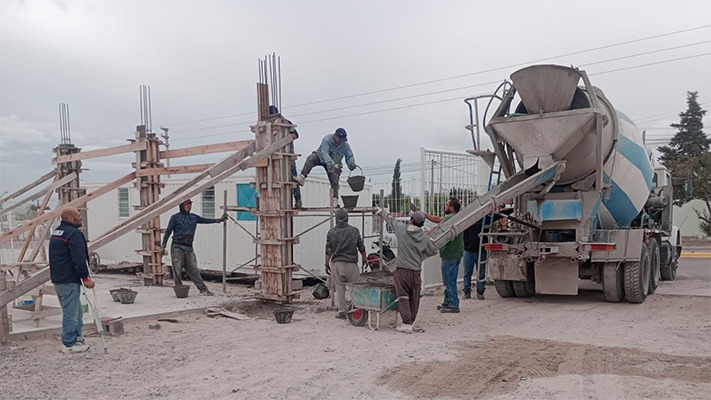 Comenzó la construcción del nuevo gimnasio de Madryn