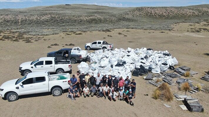 basura, medioambiente, noticias, peninsula valdes, Pesca, plásticos, playa cormoranes