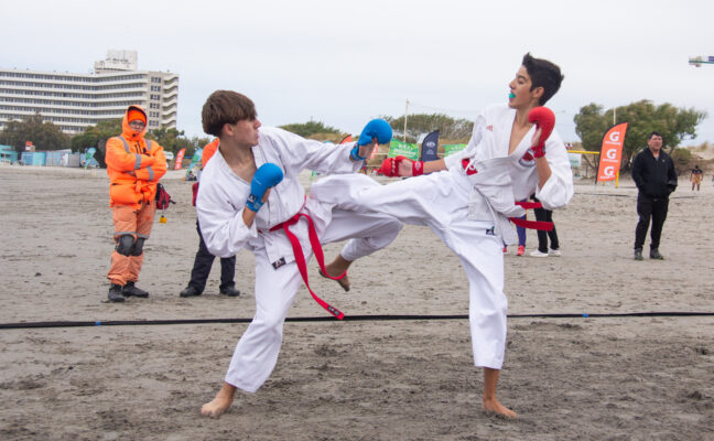 Juegos Patagonia Arena, Karate Beach, puerto madryn