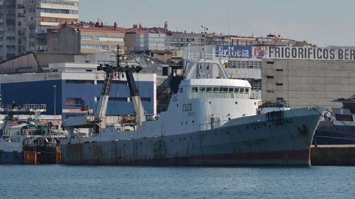 Prefectura detectó otra vez al buque portugués Calvao pescando ilegalmente