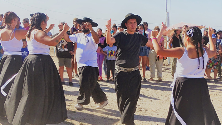 Espectáculo de danza en el Teatro del Muelle de Madryn