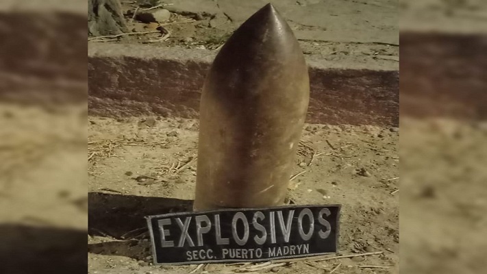 Un hombre halló una ojiva en Playa Paraná
