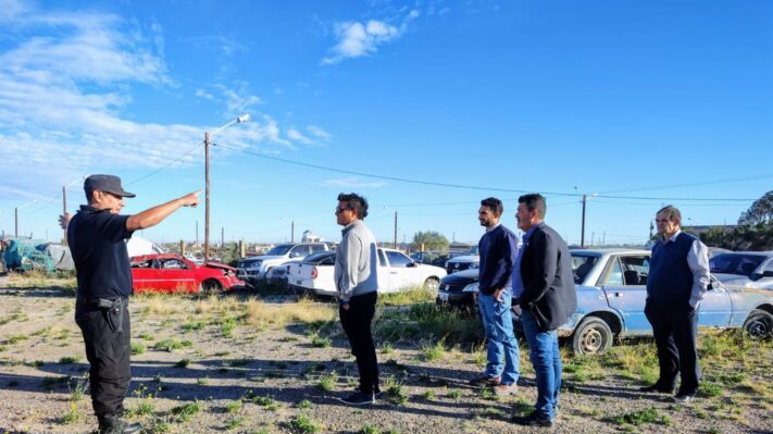 Policía del Chubut y Servicoop recorrieron el Puesto Policial 212 de Madryn