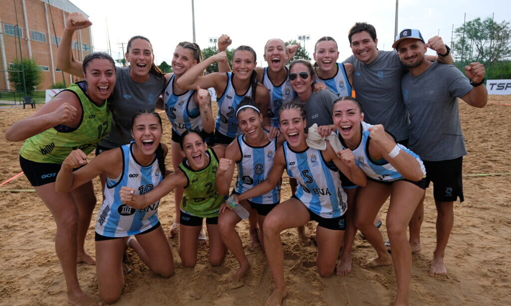 La Selección Argentina Femenina de Beach handball, se clasificó al Mundial