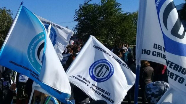 CGT, chubut, paro, VALLE