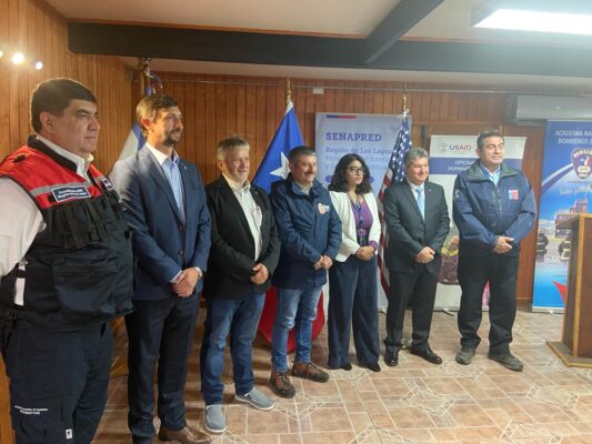 Chubut participó del curso binacional Sistema Comando de Incidentes en Chile