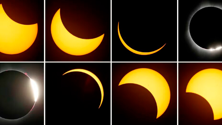 Eclipse solar total de abril 2024: qué regiones quedarán en la oscuridad absoluta